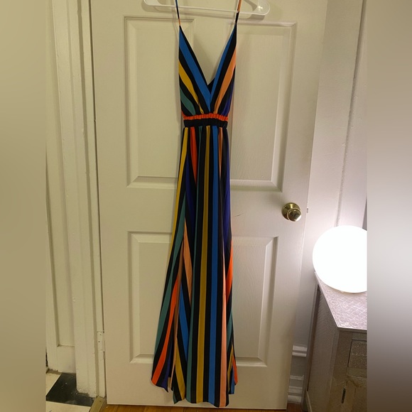Vici Rainbow Stripe Maxi Dress - Picture 3 of 7